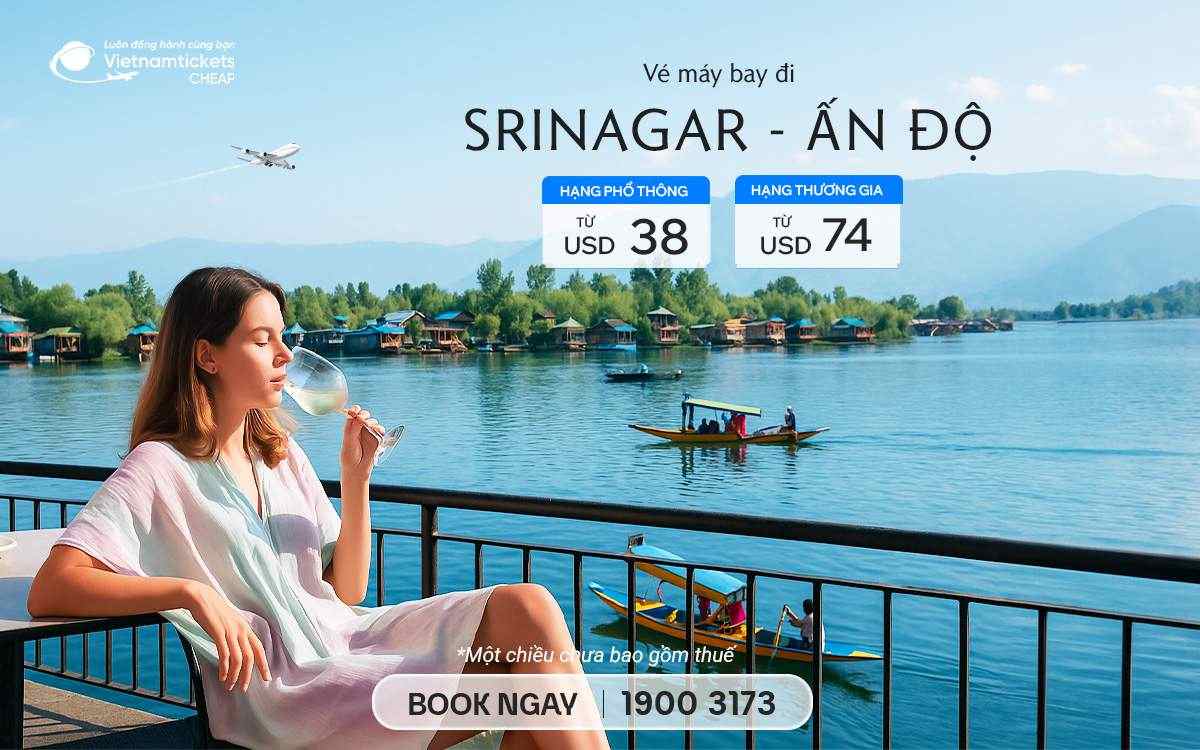 ve may bay di srinagar