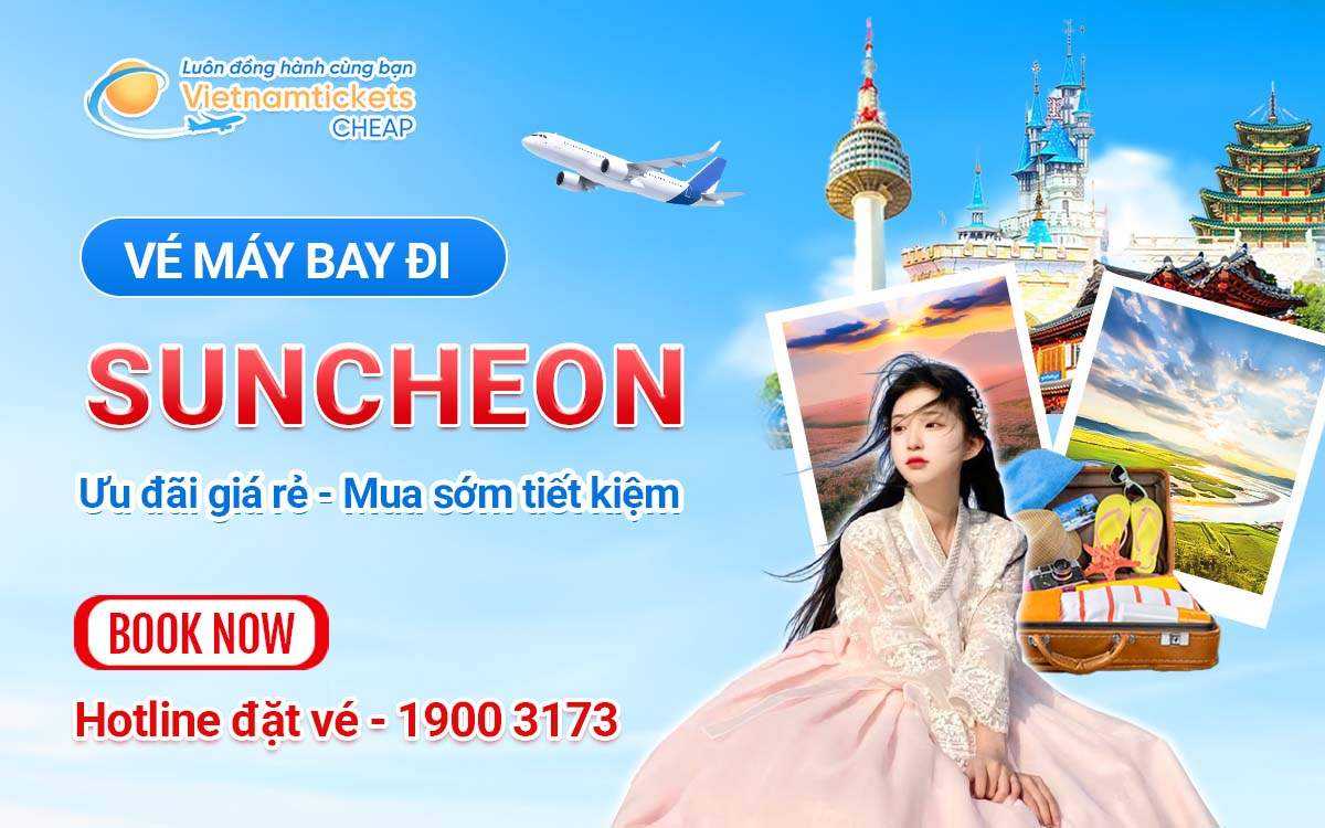 Vé máy bay đi Suncheon
