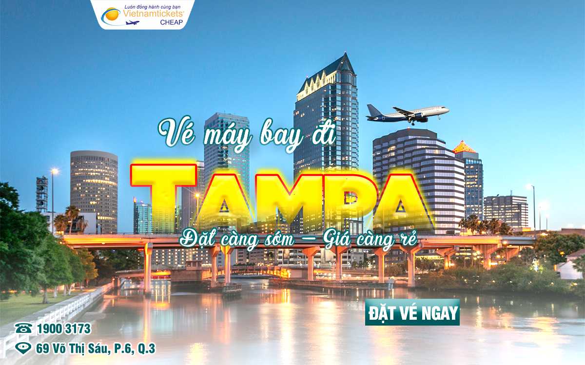 Vé máy bay đi Tampa