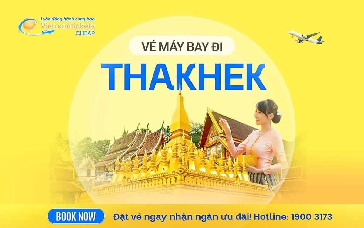 ve may bay di thakhek