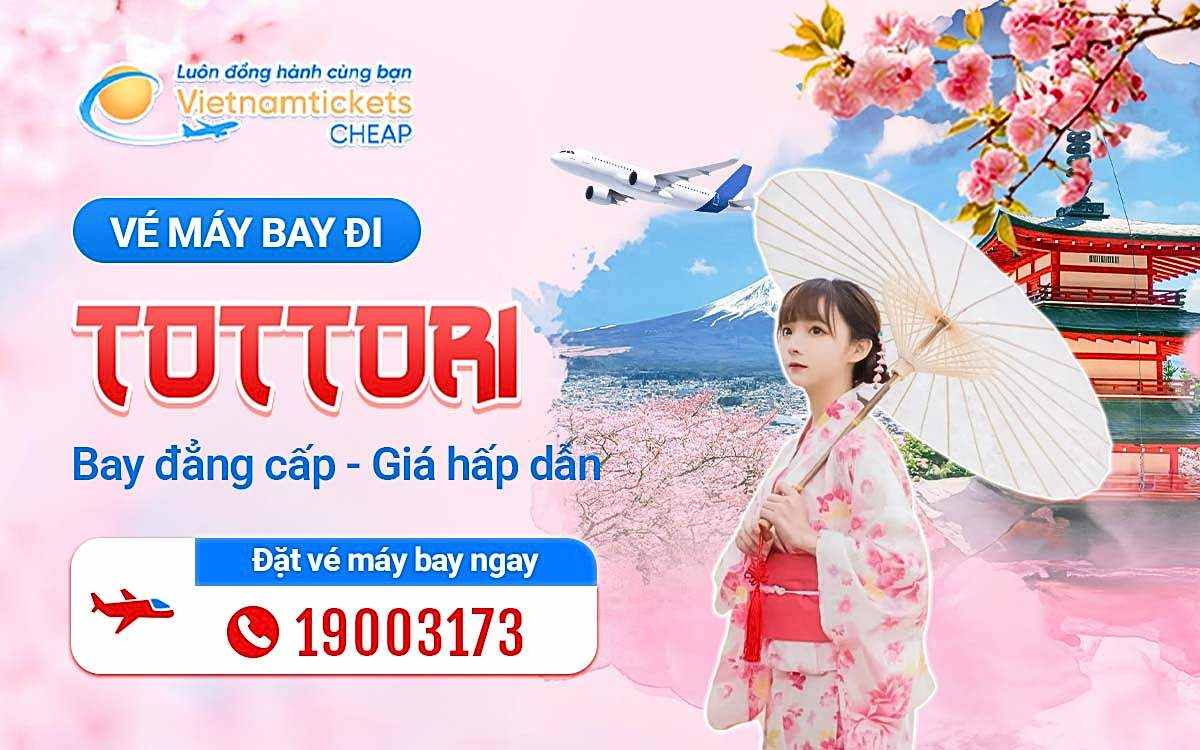 vé máy bay đi Tottori