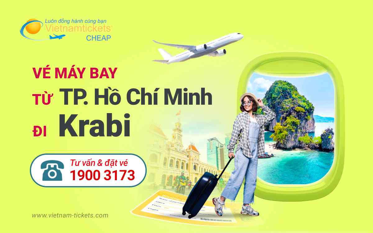 Vé máy bay TPHCM đi Krabi