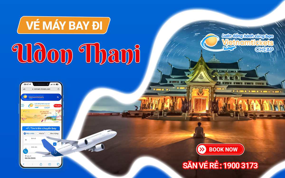 vé đi Udon Thani