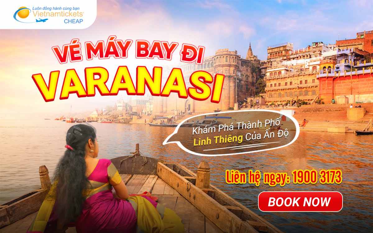 Vé máy bay đi Varanasi
