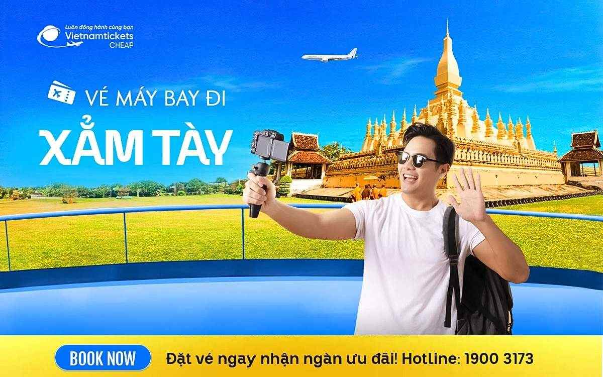 ve may bay di xam tay