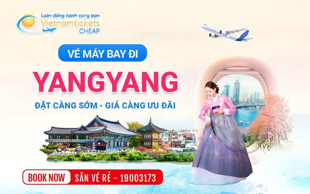 Vé máy bay đi Yangyang