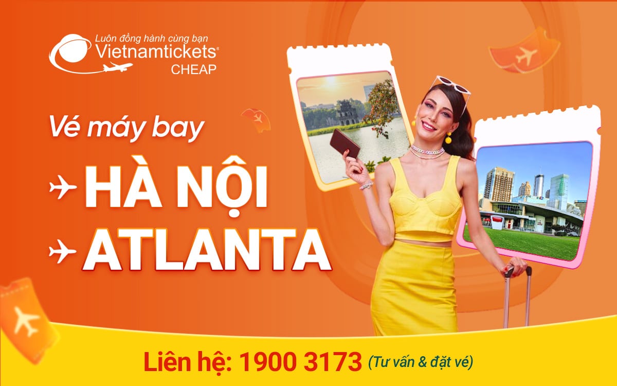 Vé máy bay Hà Nội Atlanta