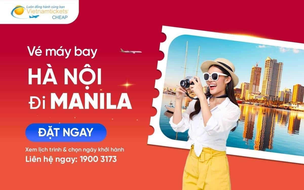 Vé máy bay Hà Nội đi Manila