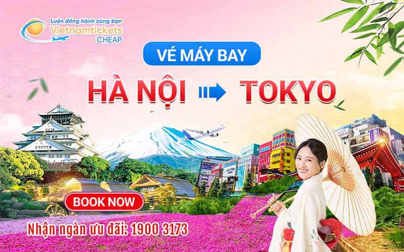 Vé máy bay Hà Nội Tokyo