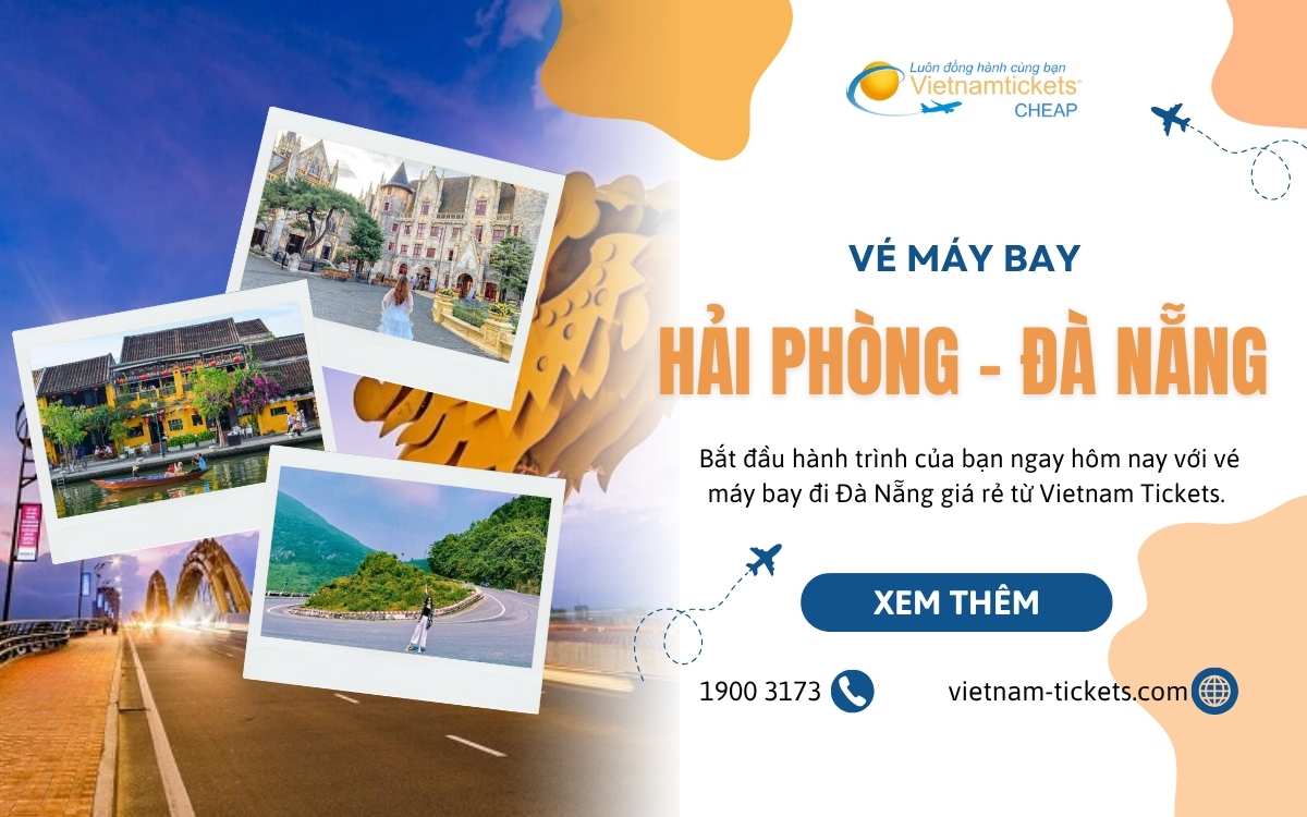 Vé máy bay Hải Phòng Đà Nẵng