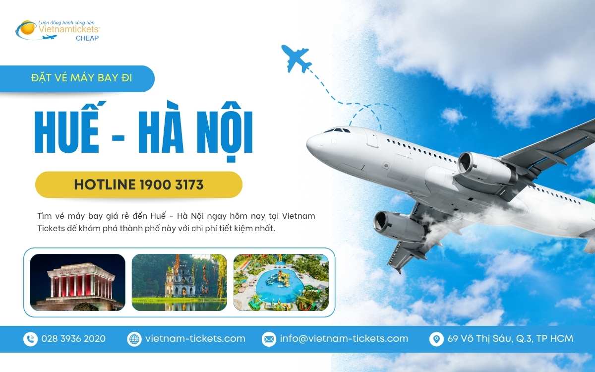 Vé máy bay Huế Hà Nội