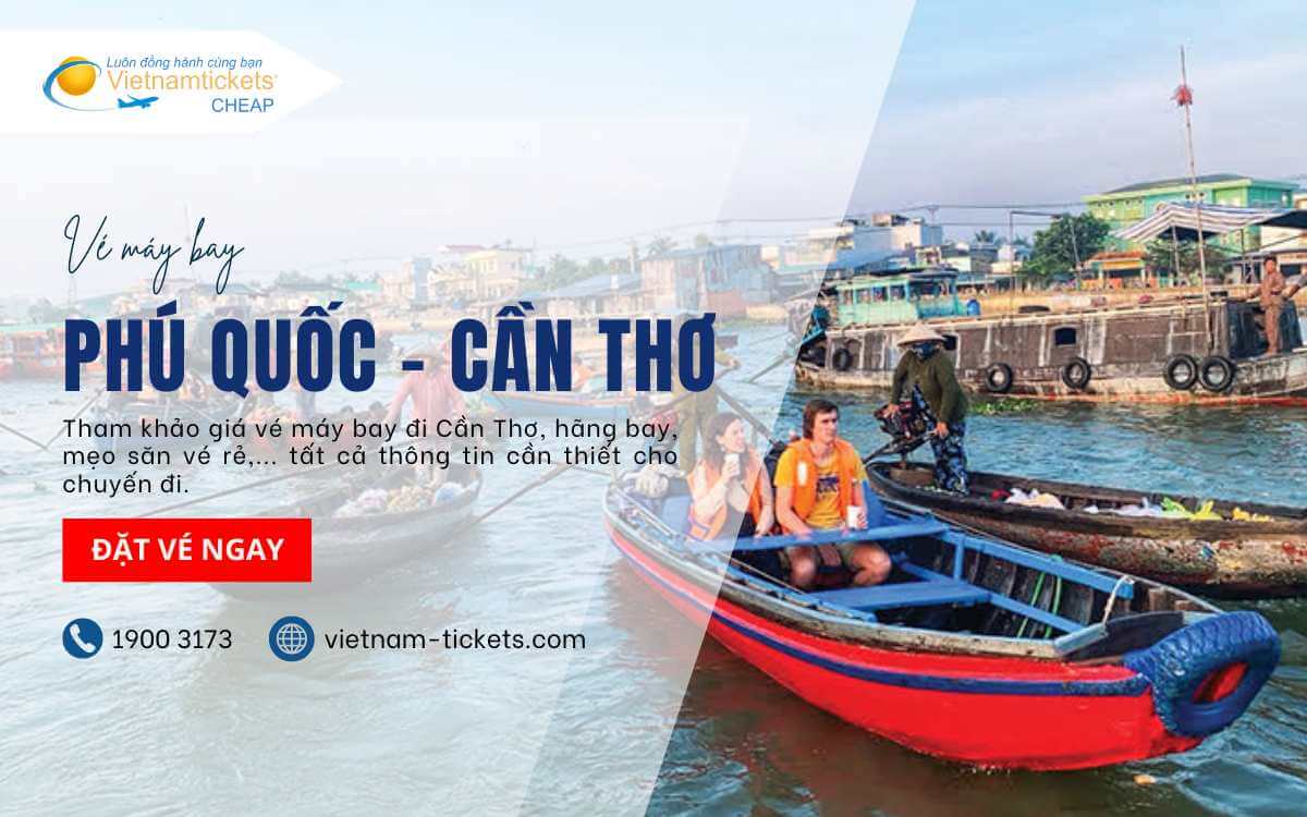 Vé máy bay Phú Quốc Cần Thơ