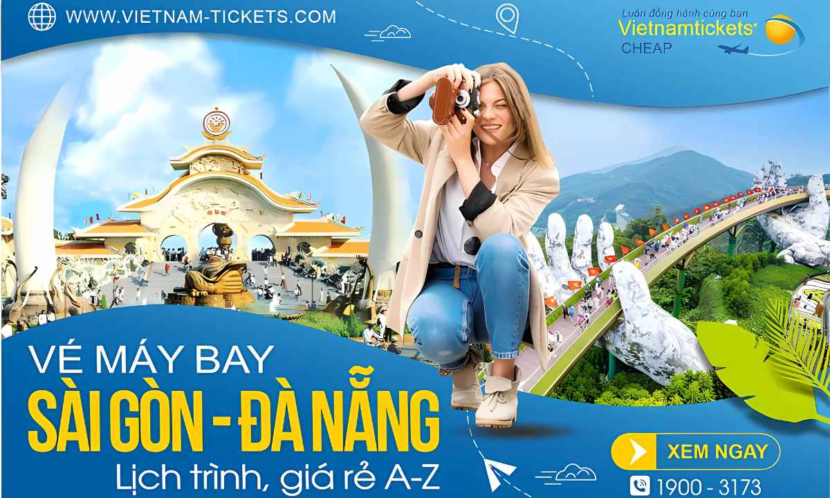 vé máy bay Sài Gòn Đà Nẵng