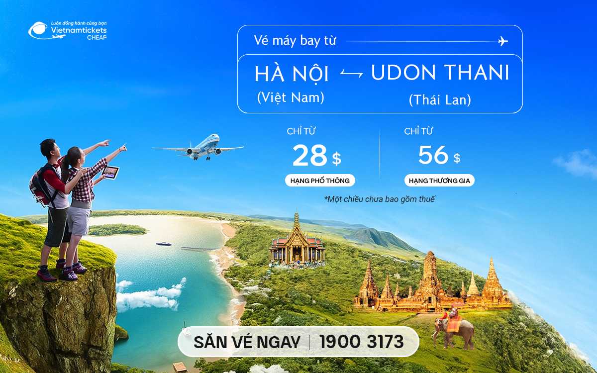 vé từ hà nội đi udon thani ve may bay tu ha noi di udon thani 1