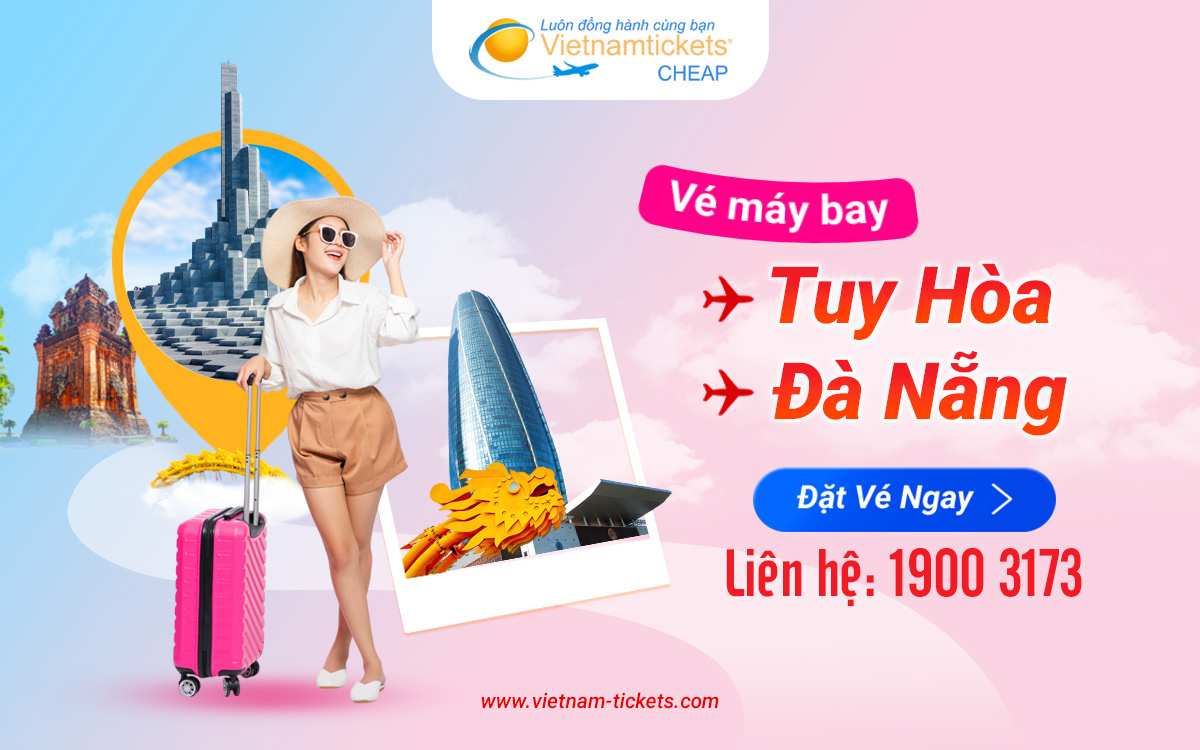 vé máy bay Tuy Hòa Đà Nẵng