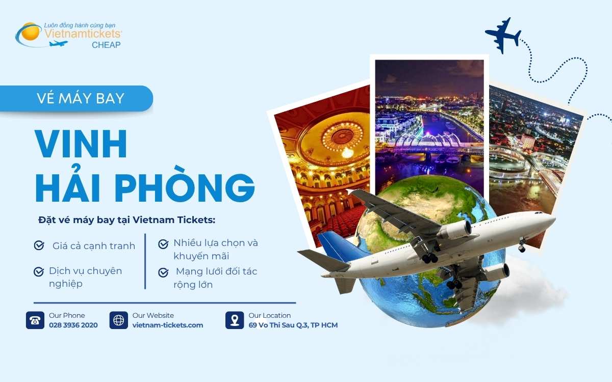 vé máy bay Vinh Hải Phòng