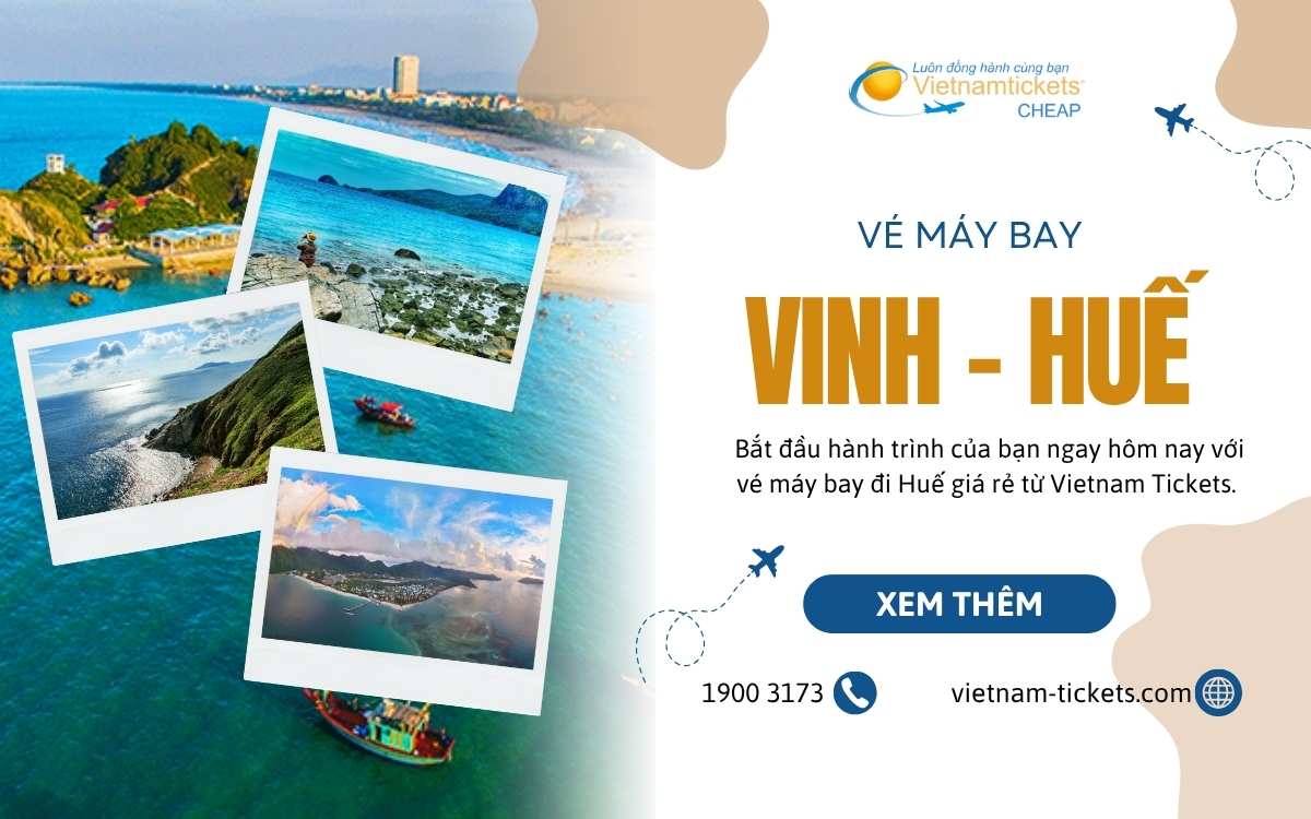 Vé máy bay Vinh Huế