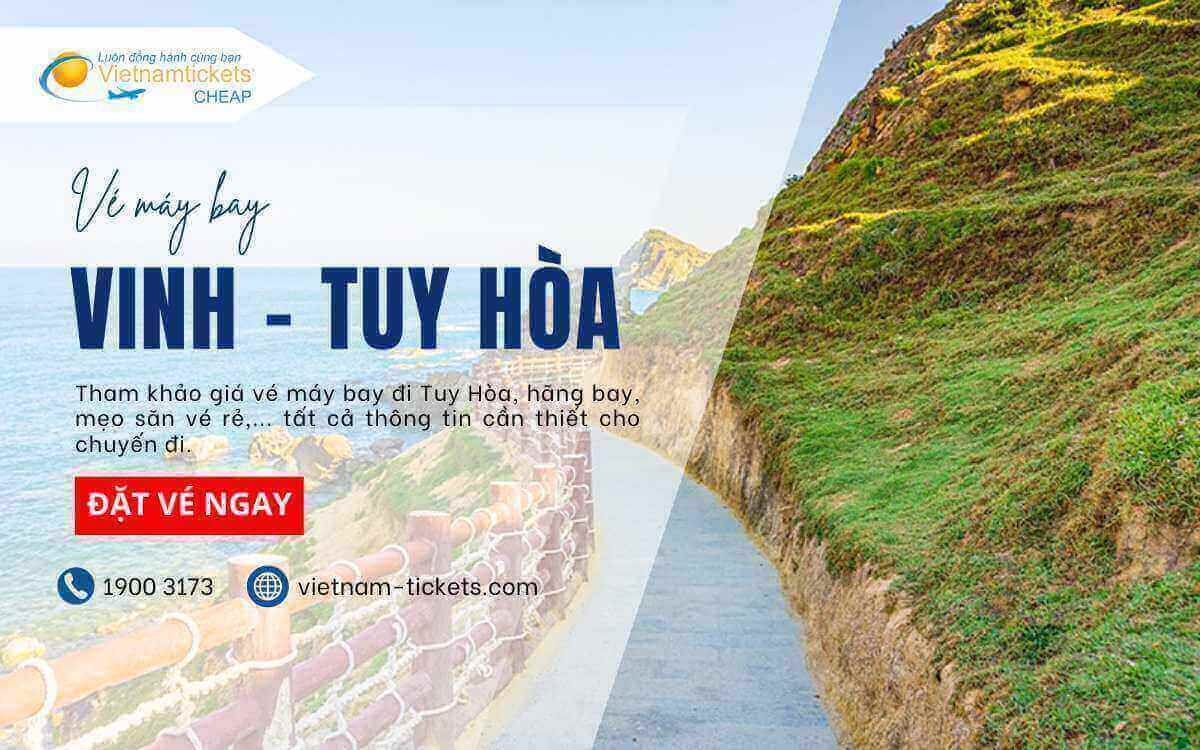 Vé máy bay Vinh Tuy Hòa
